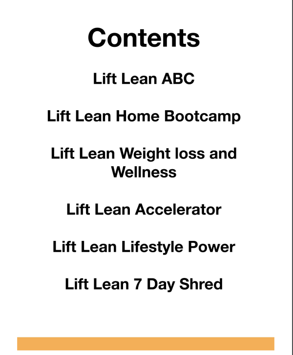 Lift Lean Nutrition, Meal Plans & Themed Weeks Volume 3
