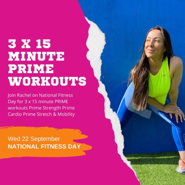3 x 15 minute PRIME Workouts