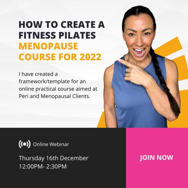How To Create A Fitness Pilates Menopause Course For 2022