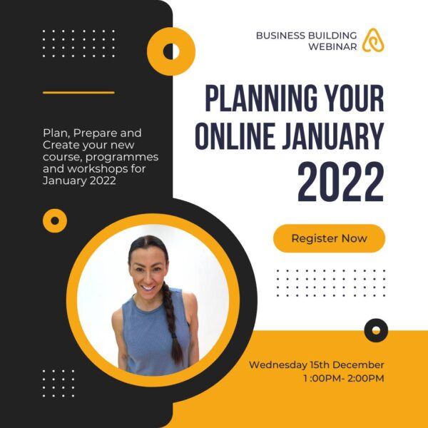 Business Building Webinar Planning Your ONLINE January 2022