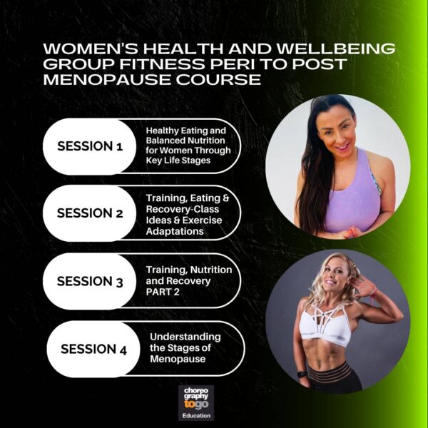 Women's Health and Wellbeing Group Fitness Peri to Post Menopause Course