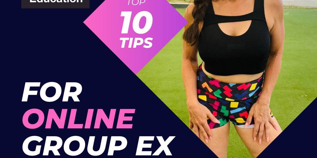 top tips for online group ex training