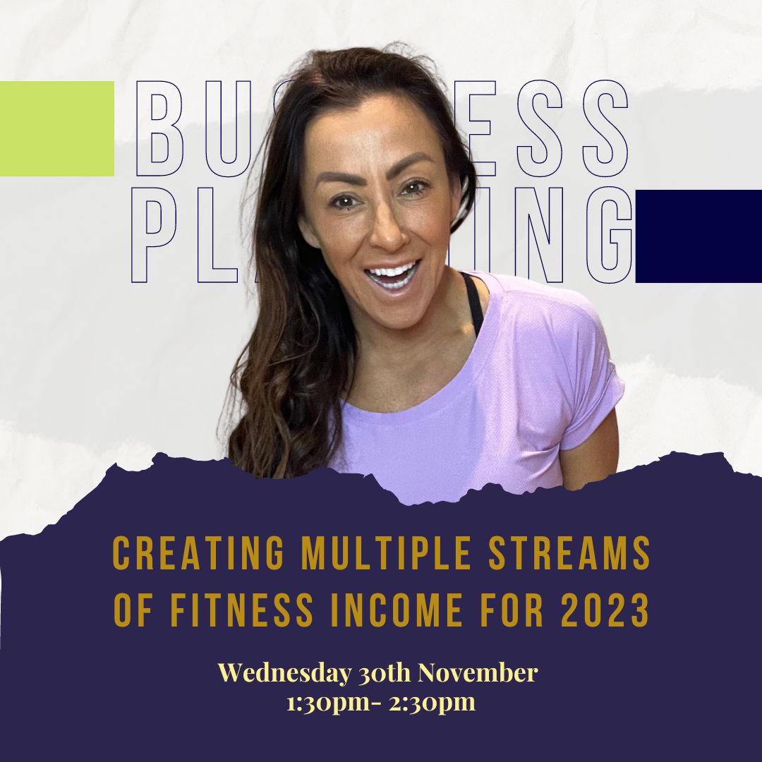 Business Planning And Creating Multiple Streams Of Fitness Income For