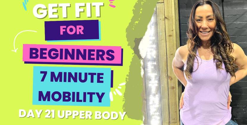 Get Fit For Beginners 7 minute Upper body