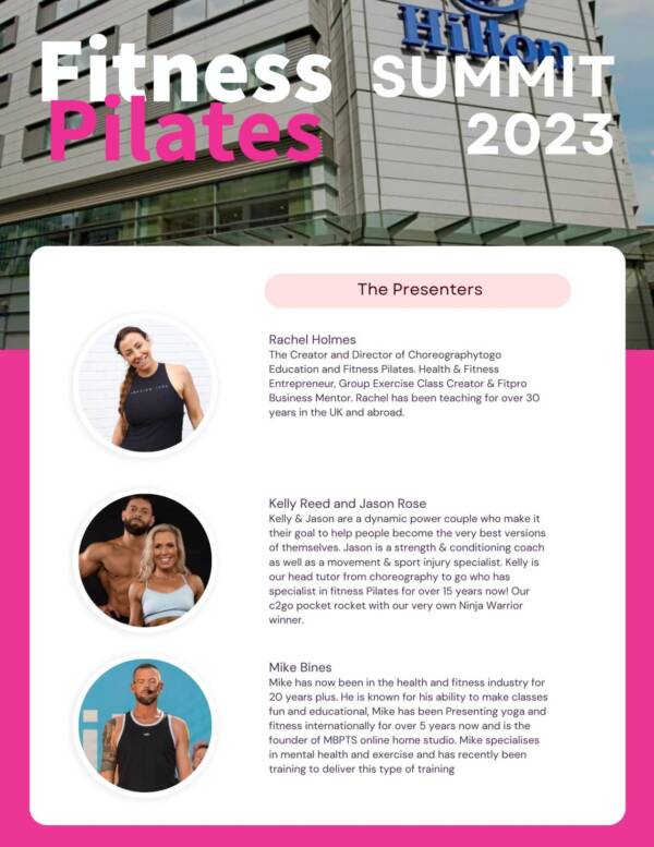 FITNESS PILATES SUMMIT ITINERARY (1)