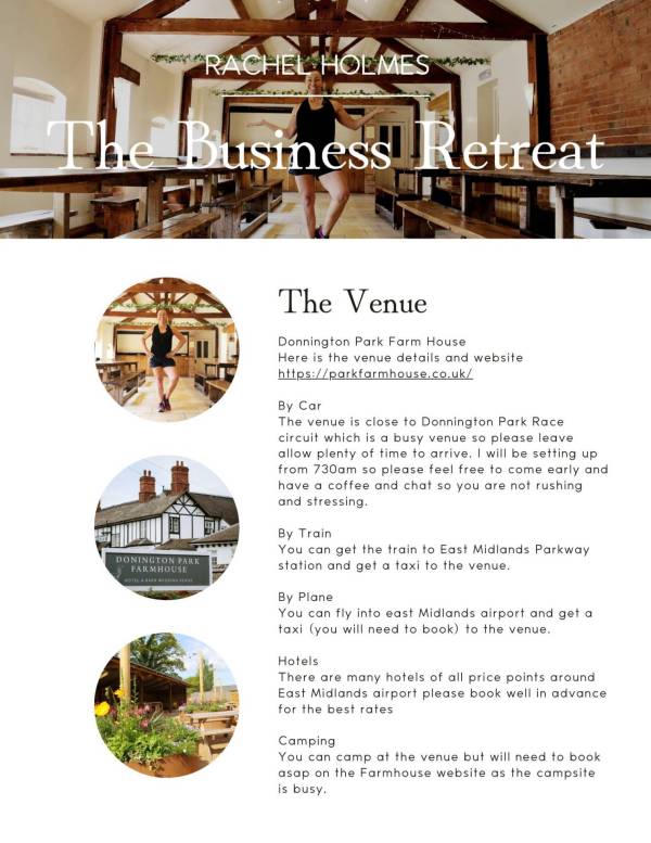 BUSINESS DAY Itinerary