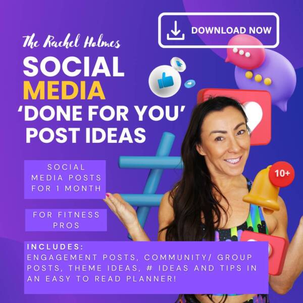 The Rachel Holmes Social Media 30 Day 'Done For You' Post Ideas