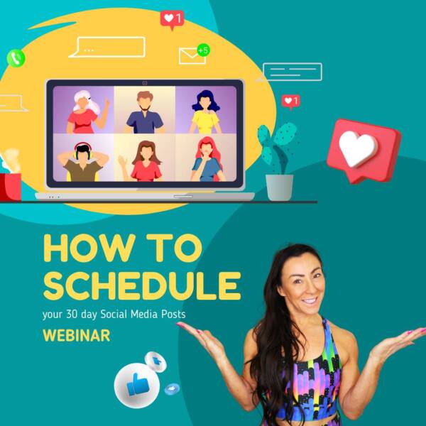 How To Schedule Your 30 Day Social Media Posts Webinar 