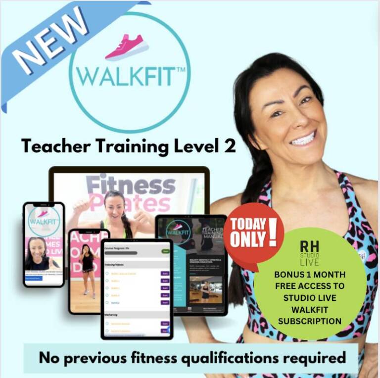 Walkfit™ Teacher Training Level 2 PLUS free month pass - Choreographytogo
