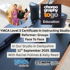 YMCA Level 3 Certificate in Instructing Studio Reformer: Groups 11th SEPTEMBER   FACE TO FACE DERBYSHIRE