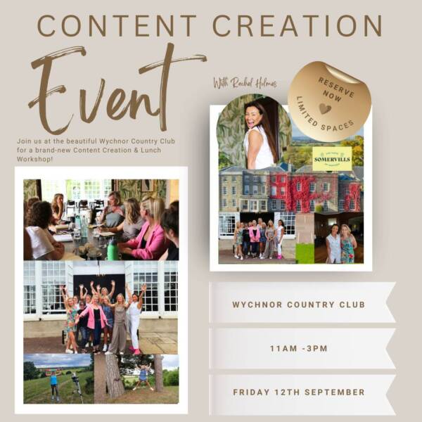 Live Content Creation & Lunch Workshop September