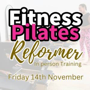 Fitness Pilates Reformer Certification Face to Face 14th November