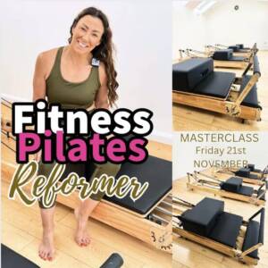 Fitness Pilates Reformer Class with Rachel 1.30pm 21st NOVEMBER