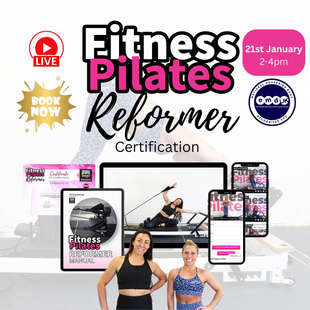 Fitness Pilates Reformer Certification ONLINE 21st January 2026