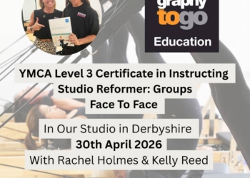 YMCA Level 3 Certificate in Instructing Studio Reformer: 30th April Groups  Face to Face Derbyshire