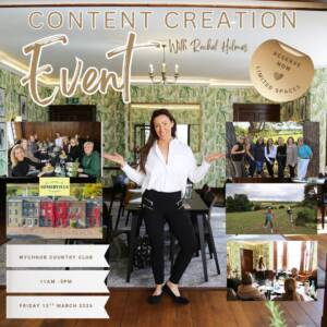 Live Content Creation & Lunch Workshop March