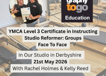 YMCA Level 3 Certificate in Instructing Studio Reformer: 21st MAY 2026 Groups  Face to Face Derbyshire