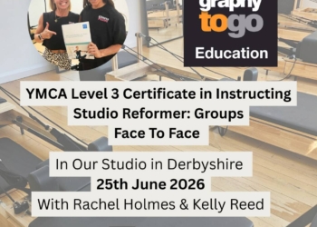 YMCA Level 3 Certificate in Instructing Studio Reformer: 25th June 2026 Groups  Face to Face Derbyshire