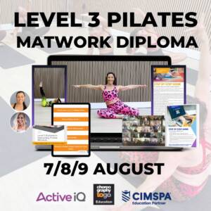 Level 3 Pilates Diploma 7/8/9 August