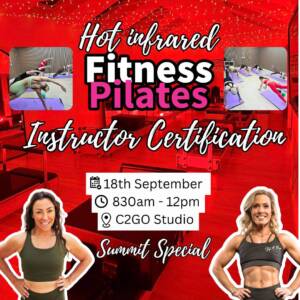 HOT Redlight Fitness Pilates — Instructor Certification SUMMIT SPECIAL 18th SEPTEMBER 830 - 12