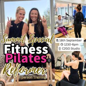 Fitness Pilates Reformer Certification FACE TO FACE SUMMIT Special Friday 18 September