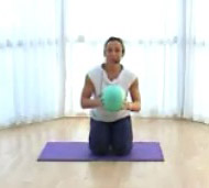 Fitness Pilates Abs and Back using the Pilates Mini Soft Ball