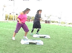 Double Trouble Step with Jo Parry and Rachel Holmes